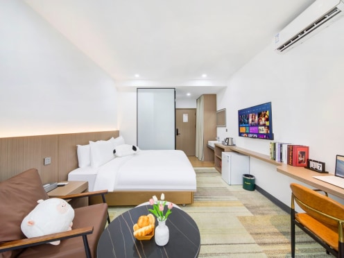 独栋·柚米轻奢公寓 珠海明珠轻轨店 精装修·元旦特惠·无中介费·年签立减优惠 开间