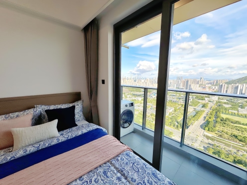 独栋·招商品牌公寓 前湾店 窗前是山，楼下是城，远方是海 前湾三景单间-地铁直达 开间