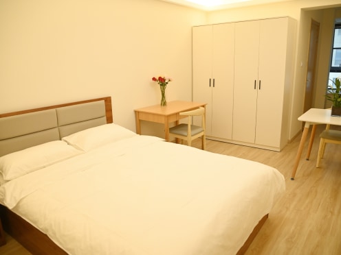 独栋·扬子江公寓 明发财富中心店 免2个月房租国企直租无中介费带油烟机电磁炉可做饭押一付一交通便利直达建邺河西商圈中心可办租房补贴 1室1厅