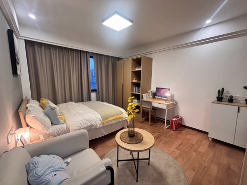 独栋·常熟苏享家公寓 海虞店 邻近印象城阳光一居室有电梯 开间