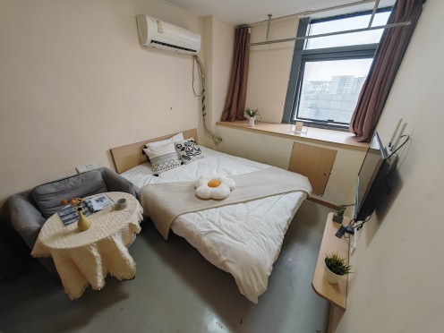 独栋·长宁里公寓 胥福商业广场店 好停车胥口地铁口灵岩山渎川桥近狮山木渎家电齐全 开间