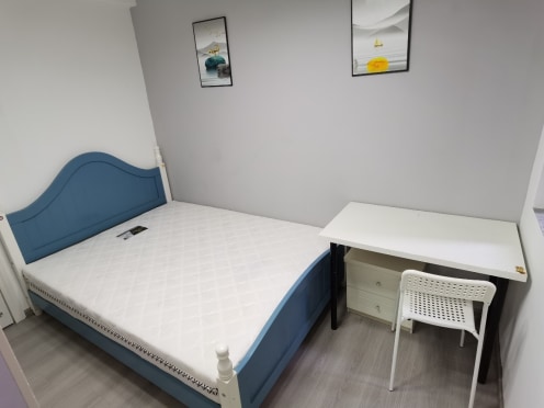 独栋·蜀客居 滨江和城店 滨江和城 套四三卫的主卧带卫  无中介费 可月付 可短租 1室1厅