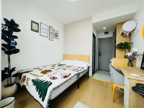 独栋·Yohoo yohoo公寓玉双路店 玉双路地铁口套一 开间