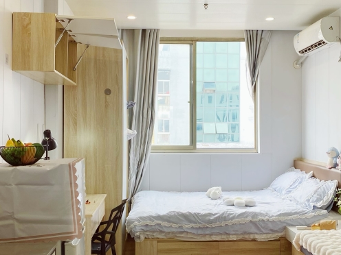 独栋·青住界 常熟店 常熟C中洲国际精装修无甲醛可短租押一付一 1室1厅