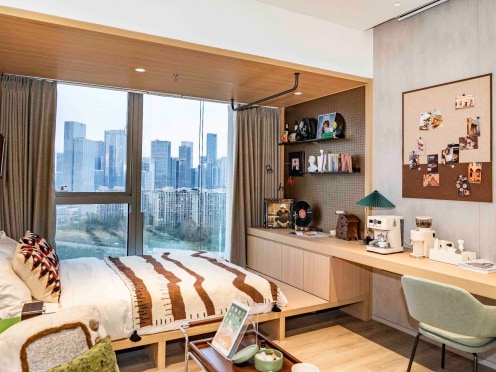 独栋·亲橙寓 南京阿里中心店 阿里巴巴旗下！金陵天地楼上！免费健身!无服务费 1室1厅