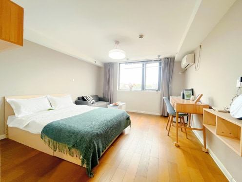 独栋·泊寓 新门西旗舰社区 【到店立减600元】近万象天地丨免押丨可短租丨可开票丨直租 开间