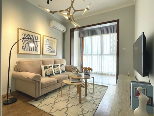 独栋·美住美家 锦官郡店 随时可入住可长租住宅 0中介 压一付一 人民公园 宽窄巷子 天府广场 春熙路 2室1厅