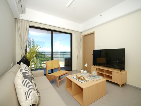 独栋·华府 唐家湾 金山软件附近/海景公寓/民用水电/可做饭 1室2厅