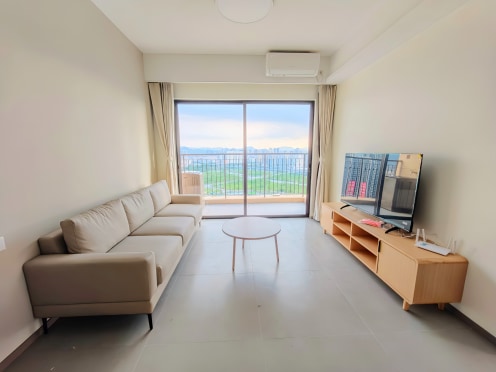 独栋·华庭 悦谷 三房大电视拎包入住，近锦绣海湾城 3室2厅