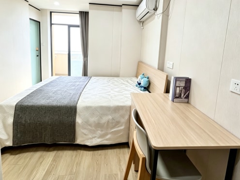 独栋·龙湖冠寓 深圳龙华二店 超靓阳光单间 近壹方天地龙华地铁站 精装公寓 独立阳台 开间