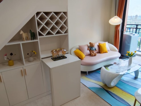 独栋·馨家公寓 中山市西区沙溪7店 豪华精装修复式两房一厅2 2室1厅