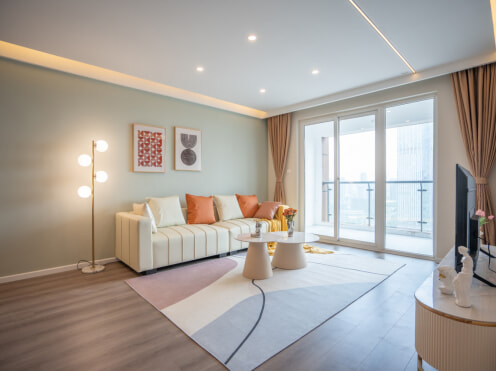 独栋·美宿美栖公寓 锦东河韵a区店 东站套三双卫 大观地铁口 带阳台 3室1厅