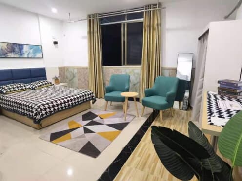 独栋·蜜租公寓 创新二路店 珍稀开阔大开间 1室1厅