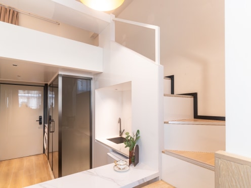 独栋·厦门城邸公寓 万达广场店 【特价】小Loft 可短租 家具家电齐全 无中介费 拎包入住 开间