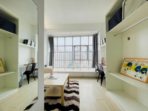 独栋·YOU+社区 五羊店 【租期灵活】地铁一站可到珠江新城 精致一房一厅动静分区 1室1厅