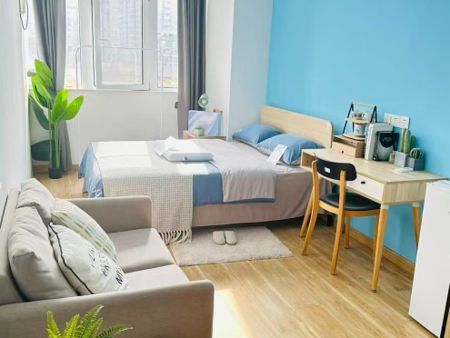 独栋·冠寓 无锡学前东路店 学生专享春节特惠可月付  三阳广场  近地铁  单间独立卫浴！ 1室1厅