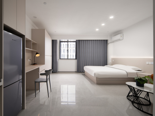 独栋·紫荆人才社区 紫荆人才社区 超大空间 性价比天花板 简约风 全新精装 带阳台可做饭免费停车 1室1厅