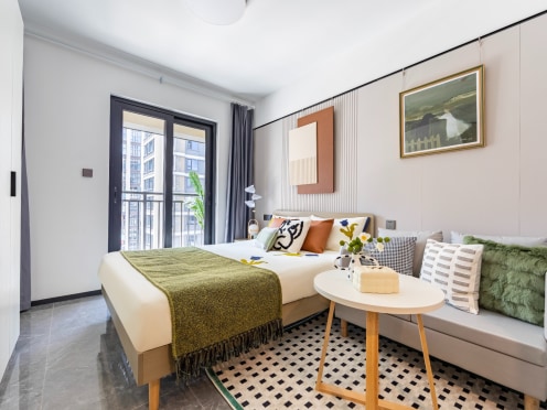 独栋·木繁公寓 晋安店 独户带阳台/4号线横屿站/东泰禾，公寓直租，押一付一，民水民电/免费健身房 开间