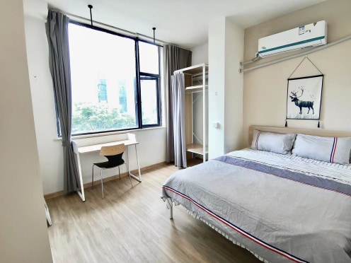 独栋·旅居城寓 翠苑路地铁站店 经济舒适两居室/近地铁口/红谷滩中心 免费公区使用 2室1厅