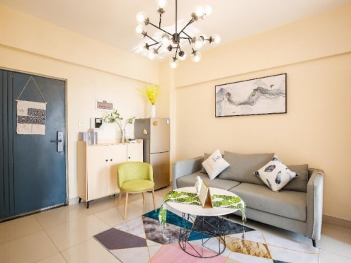 独栋·家寓 岸泊 电子科大旁 水电气三通 拎包入住 1室1厅