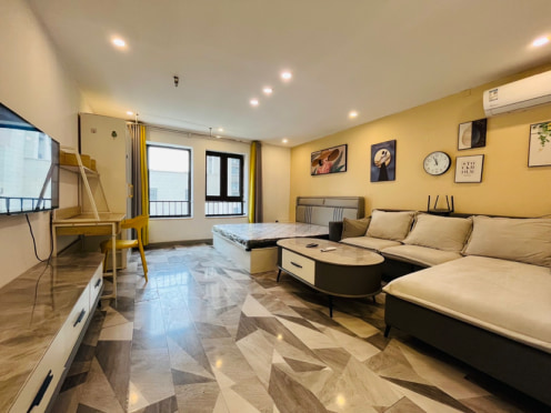 独栋·租查查公寓 华润大厦店 万象城华润大厦整租公寓独立厨卫可月付 开间