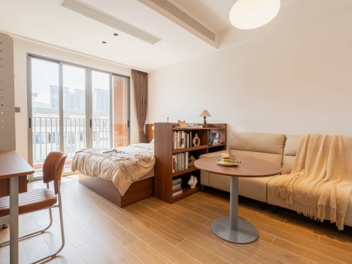 独栋·魔方公寓 南屏科技园店 【南屏华发商都旁】阳台一居室！一级能耗空调 落地窗！ 近北山大院 1室1厅