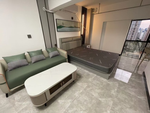 独栋·朗寓 澜湖郡店 民用水电包物业可短租拎包入住精装全配澜湖郡 开间