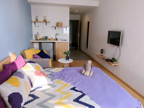 独栋·朗诗寓 展寓华庄店 开学季限时特惠 阳光充沛一居室  安静舒适可短租01.17. 1室1厅