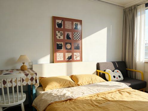 独栋·泊寓 千灯湖店 【三个月起租】地铁站旁独栋电梯公寓 有阳台 长租更优惠 签约可抽家电 押一民水电 可养猫 开间