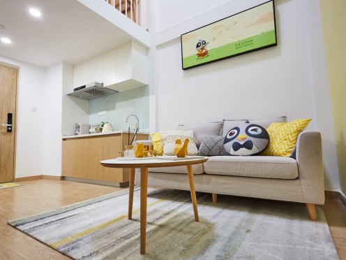 独栋·厦门联发尔寓 1819店 【一室一厅】1500起 民水民电 近地铁口 4.8米挑高Loft 带厨房品质装修 免费健身房 可短租 1室1厅