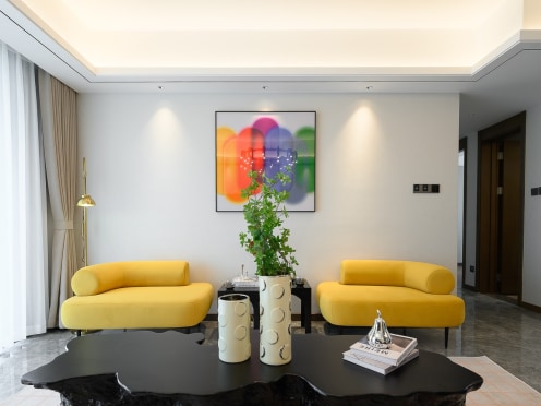 独栋·夏木公寓 麓鸣九天麓欣苑店 陆肖TOD新川 金融城东无中介三大件价格美丽拎包入住天府三街 4室2厅