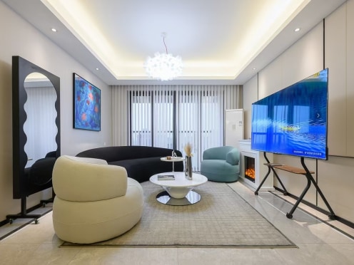 独栋·夏木公寓 首开龙湖景粼玖序三期店 如米夏木0中介龙泉驿十陵成都大学 中央空调新风 3室2厅