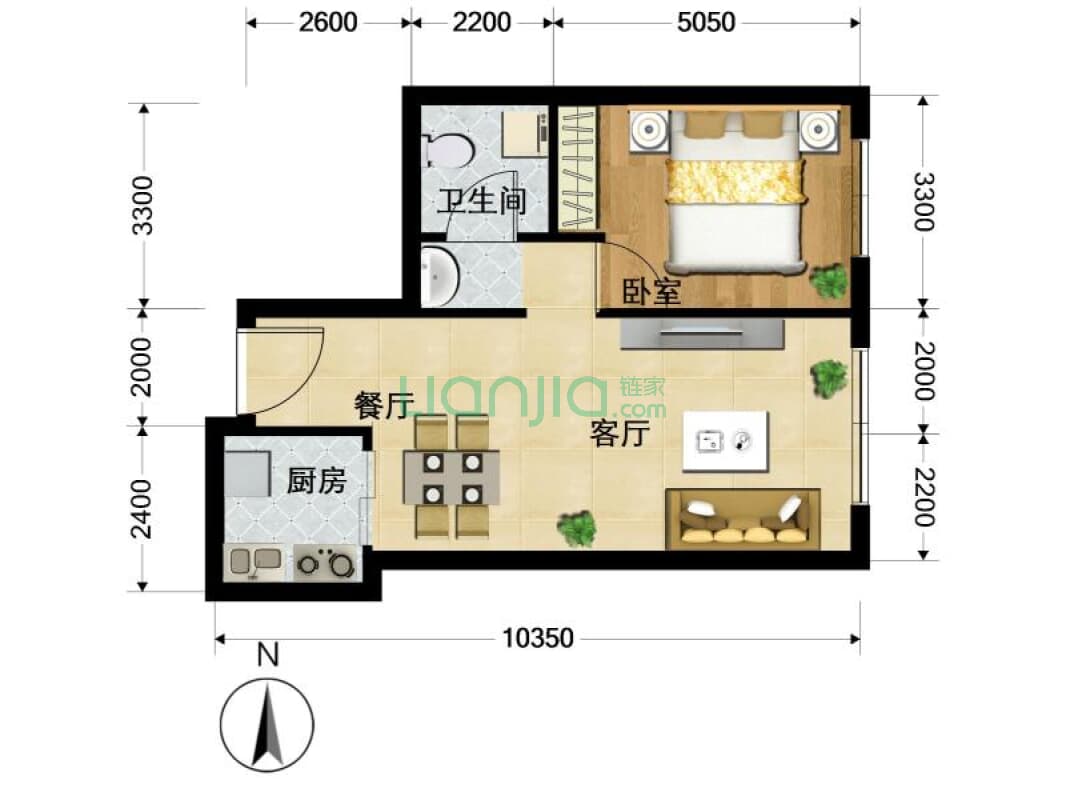 圣世一品 1室1厅 500万-北京圣世一品二手房