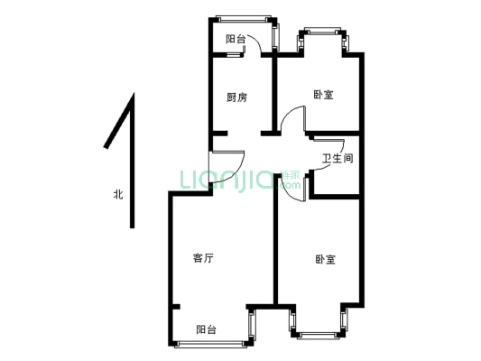 鸿顺园 满两年 诚心出售价格可议 南北通透两居室