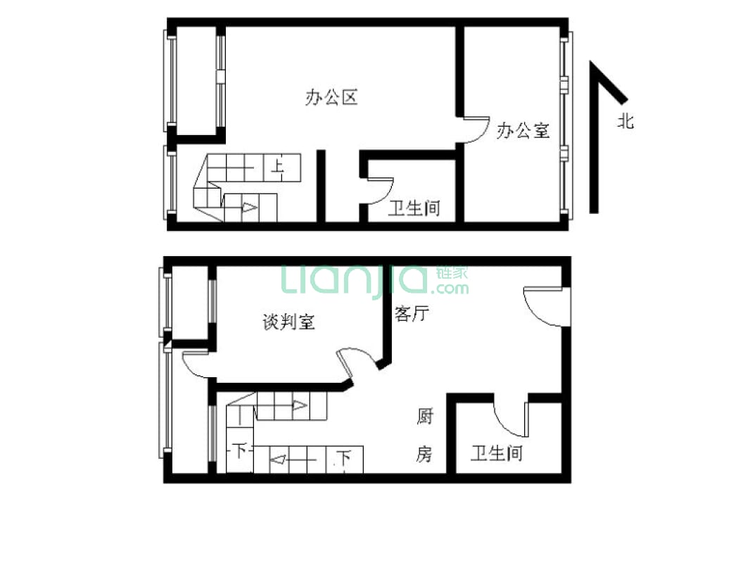 华贸国际公寓 1室1厅 1300万-北京华贸商务楼二手房