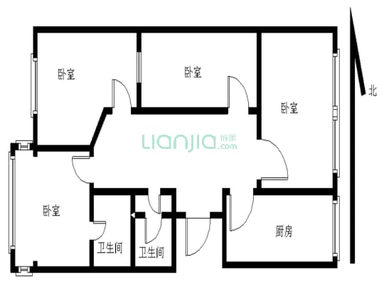 宁馨苑 精装四居室 双卫 东西向通透