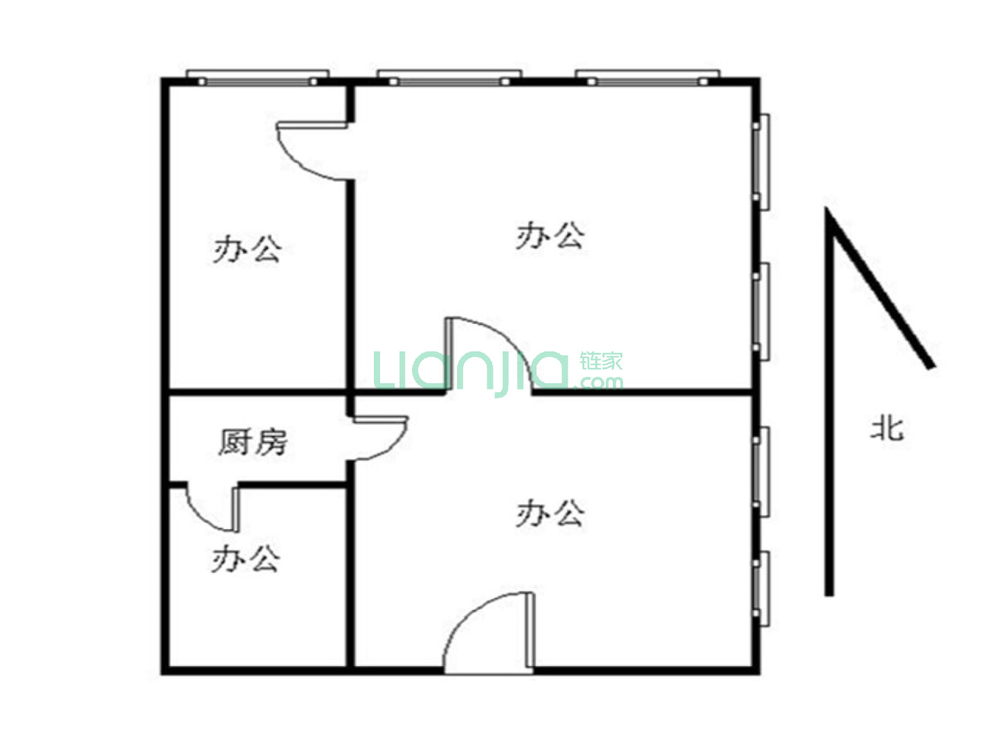 北京贡院六号户型图图片