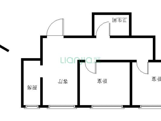 玺萌公馆全南向大两居室 随时签约