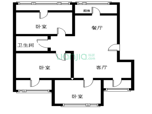 低楼层，前后3阳台，业主诚意出售