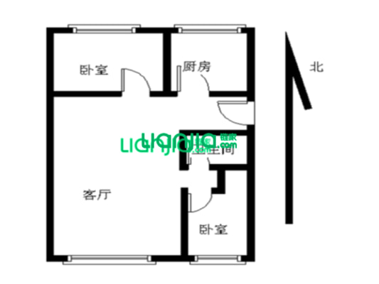 南海家园二里 南北通透两居室  业主诚心出售