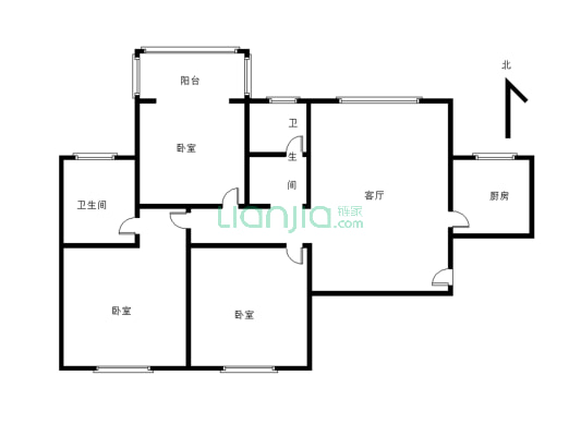 精装三居室 通透户型 已满二  税费少