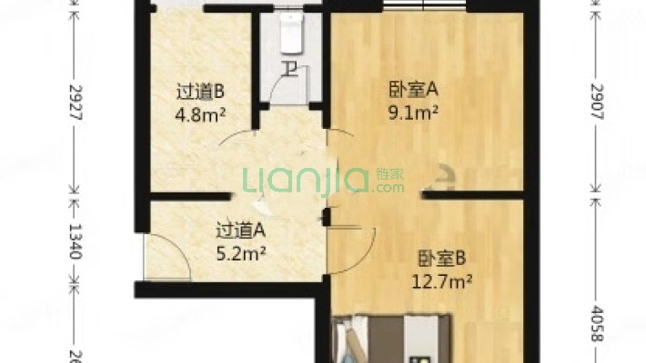 市第四十中宿舍二手房实景图