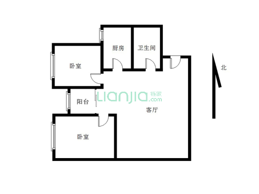 市区优质房源，单价低，小区环境优雅-户型图