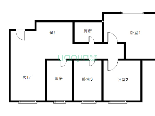 华阳路上电梯楼，自持物业，服务水平高，安保齐全-户型图