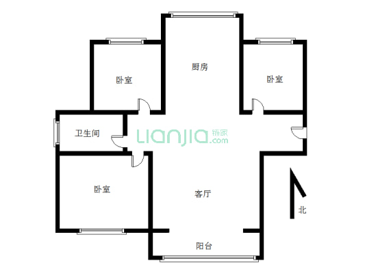 天伦湾高档社区 人车分流 刷卡进入 宽楼间距 采光充足-户型图