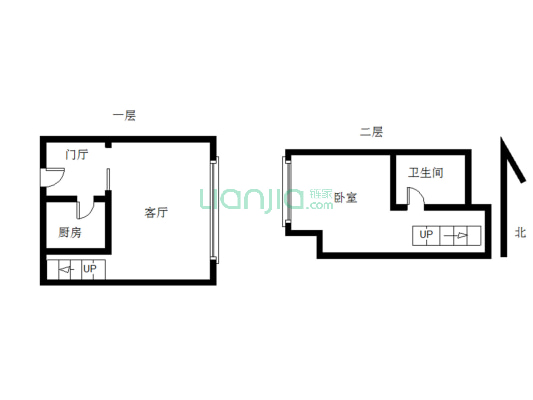 范阳主路电梯房 地理位置优越 交通便利 生活配套齐全-户型图