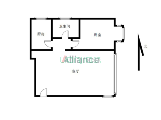 理想湾北区底商 精装修看房方便 有钥匙-户型图