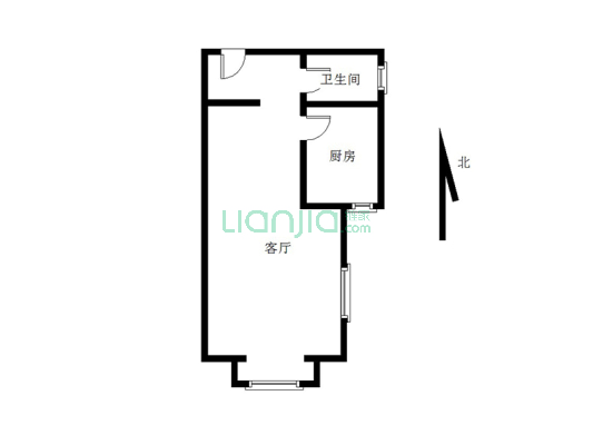 楼层好 毛坯好装修，房本满五年-户型图