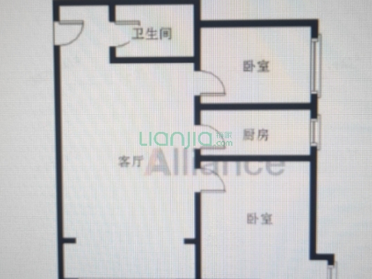 鹏渤印象城牛津花园 2室2厅 南 西 南-户型图