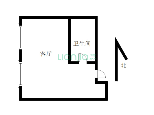 此房满二唯一，精装，带电梯，视野好-户型图